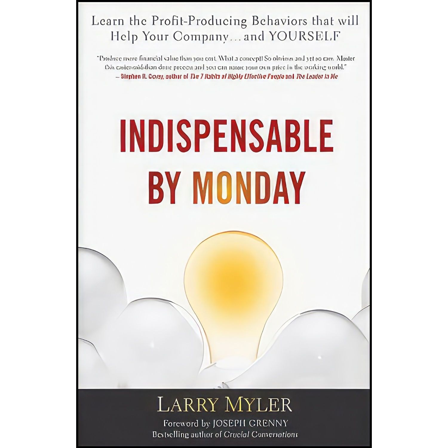 کتاب زبان اصلی Indispensable By Monday اثر Larry Myler