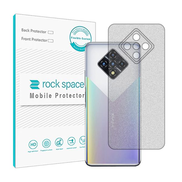 گلس محافظ پشت گوشی اینفینیکس Zero 8 مدل نانو هیدروژل مات برند راک اسپیس کد 9106S