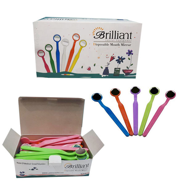 آینه یکبار مصرف BRILLIANT بسته 50 عددی