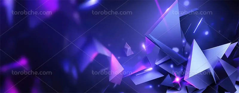 بک گراند 3D بنفش رنگ | گرافیک با طعم تربچه