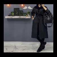 مانتو  اسپرت یقه انگلیسی نیکی کد 120