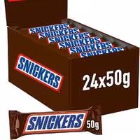 شکلات مغزدار اسنیکرز 50 گرمی ترکیه پک 24 تایی قیمت عمده ارسال از مرز ترکیه