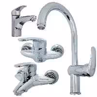 ست 4 تکه شیرآلات کلار مدل دریا