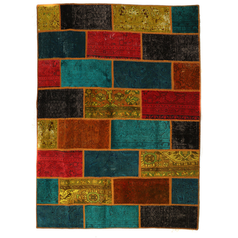  کلاژ فرش دستباف چهار متری مدل وینتیج کد 4101176