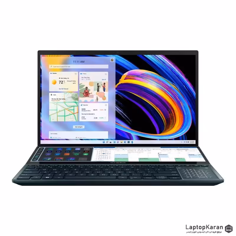 لپ تاپ ایسوس مدل ZenBook UX582ZM OLED پردازنده i7(12700H) رم 16GB حافظه 1TB SSD گرافیک RTX3060 - لپتاپ کاران