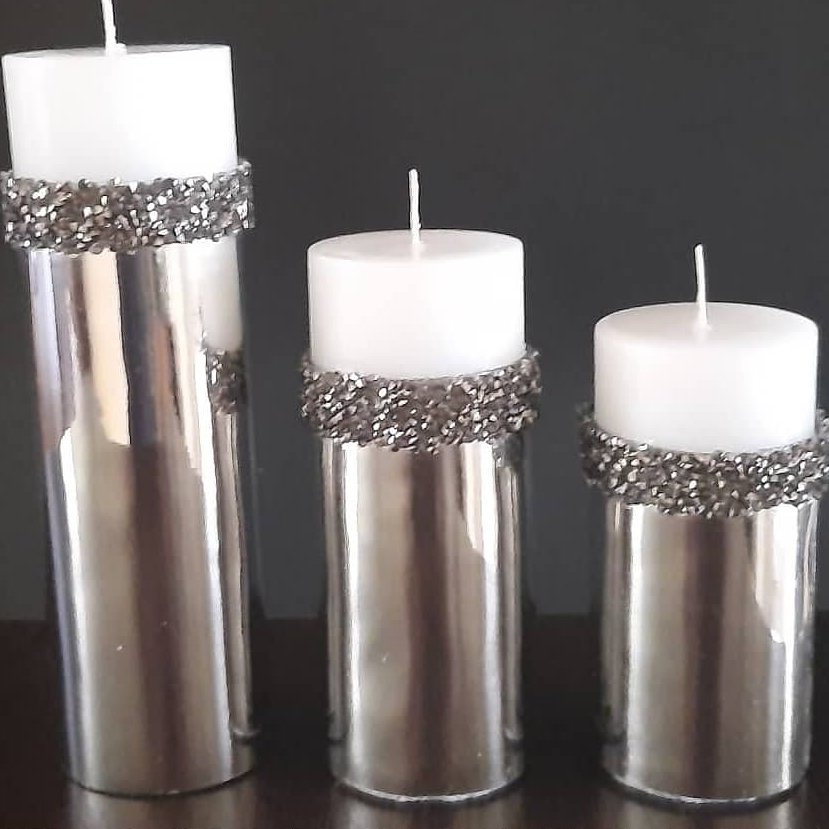 شمعهای اینه ای( پک3 تای)