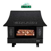 بخاری گازی شومینه ای نیک کالا 25000 مدل ثمین MC25