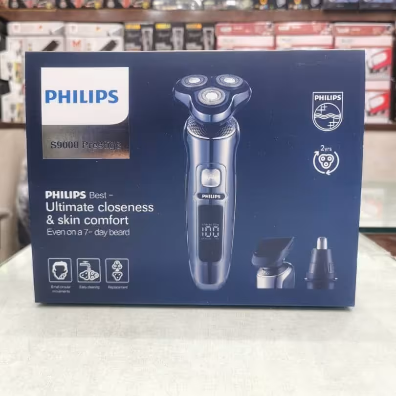 ریش تراش حرفەای دیجیتالی فلیپس اصل هلند مدلs9000