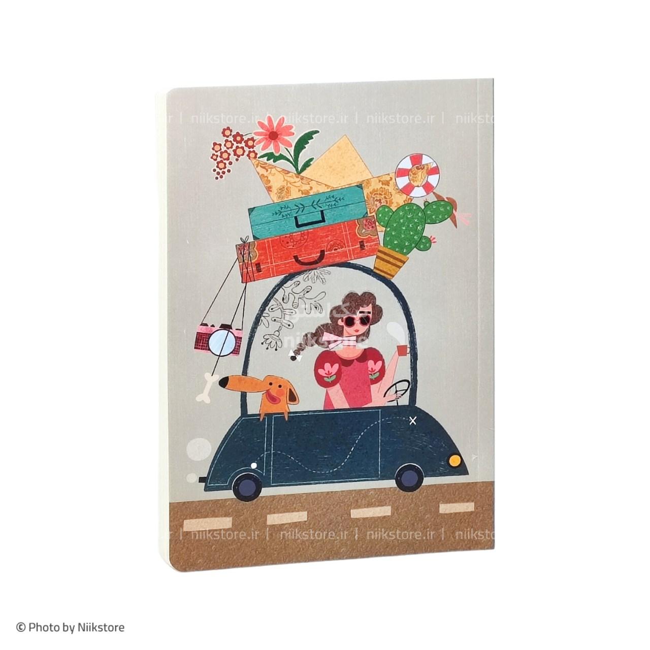 دفتر ته چسب سویل سری مینیمال کد 807Sevil perfect binding note book No.807