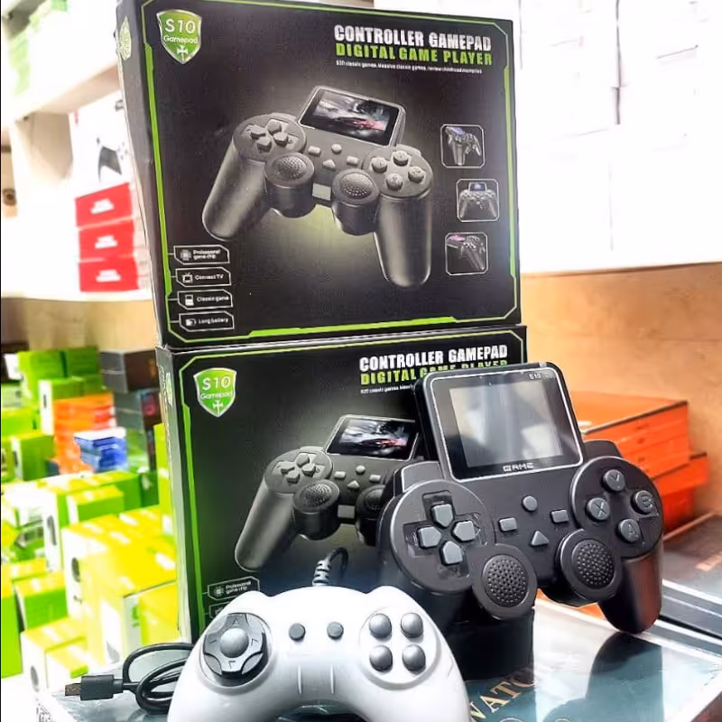  سلانه. game stick s10 مانیتور دار دو دسته همراه 520 عدد بازی