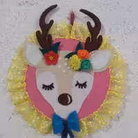 تابلو آهو نمدی