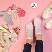 جوراب دخترانه و زنانه الیاف نخ کد    0002