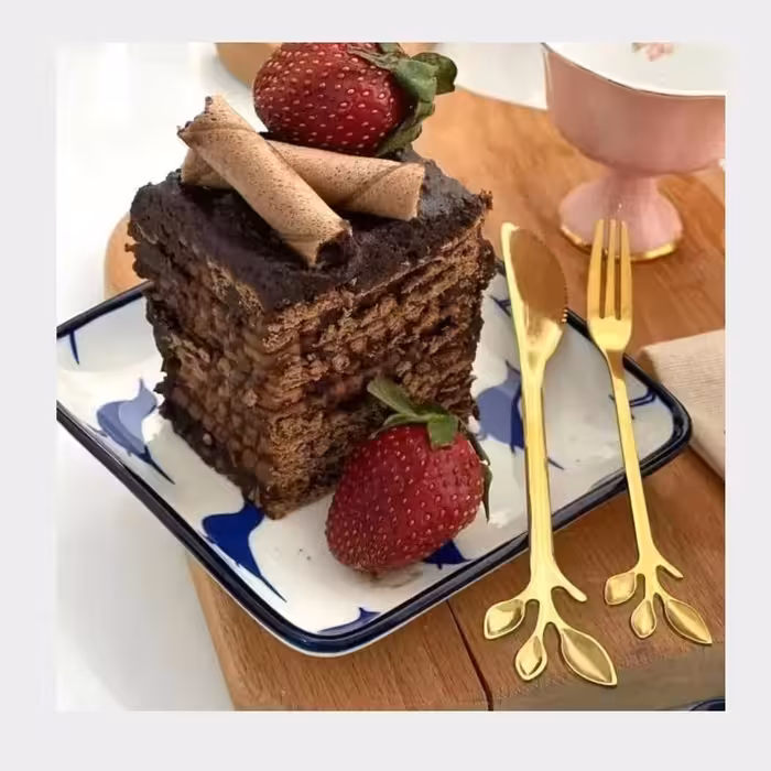 چاقو استیل طرح گندم 6تایی