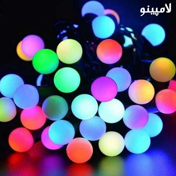 ریسه توپی مولتی ال ای دی 8 متری بدون ریموت