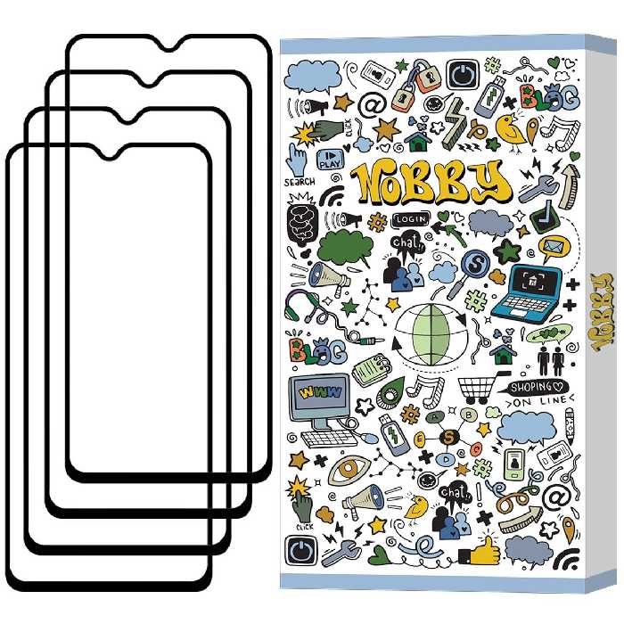 گلس تمام صفحه مناسب برای گوشی موبایل سامسونگ Galaxy A33 5G پک 4 عددی