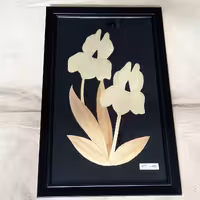 تابلو زنبق محرق ساقه گندم و جو