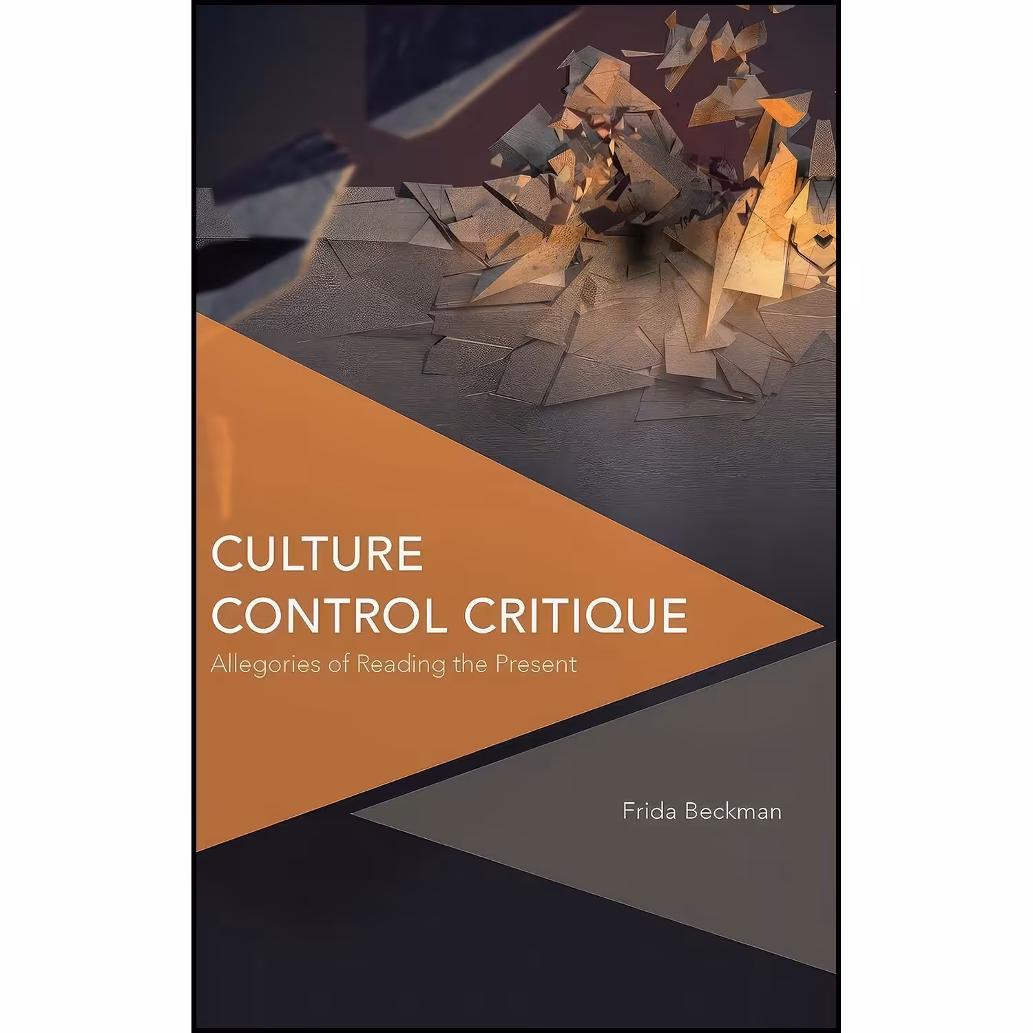 کتاب زبان اصلی Culture Control Critique اثر Frida Beckman