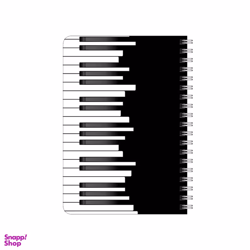 دفترچه یادداشت بامبیلیپ مدل چوبی طرح پیانو کد 3174884