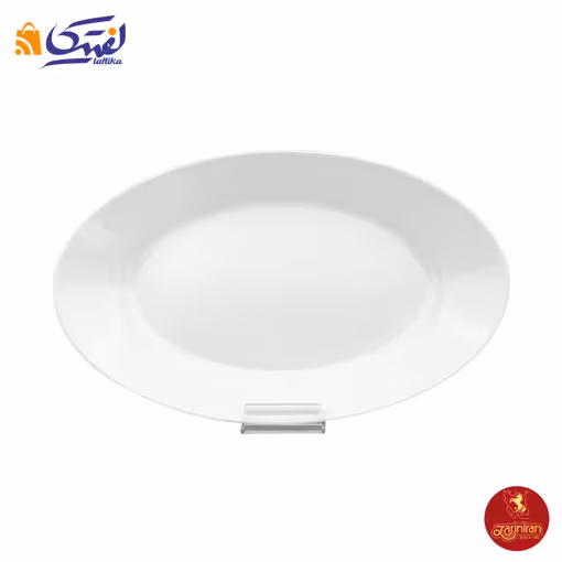 دیس چینی زرین ایتالیا اف سفید سایز 38