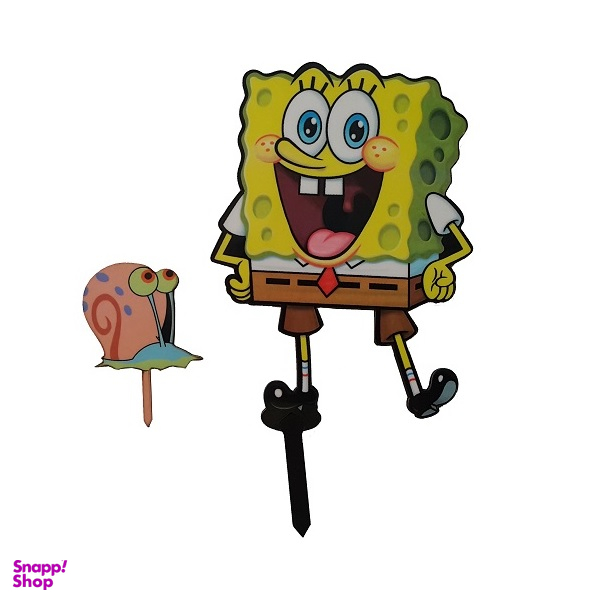 تاپر تزیین کیک بهگز مدل باب اسفنجی و اختاپوس مجموعه 2 عددی