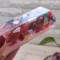 صابون رنگی روزانه گلیسیرینه و روغن نارگیل