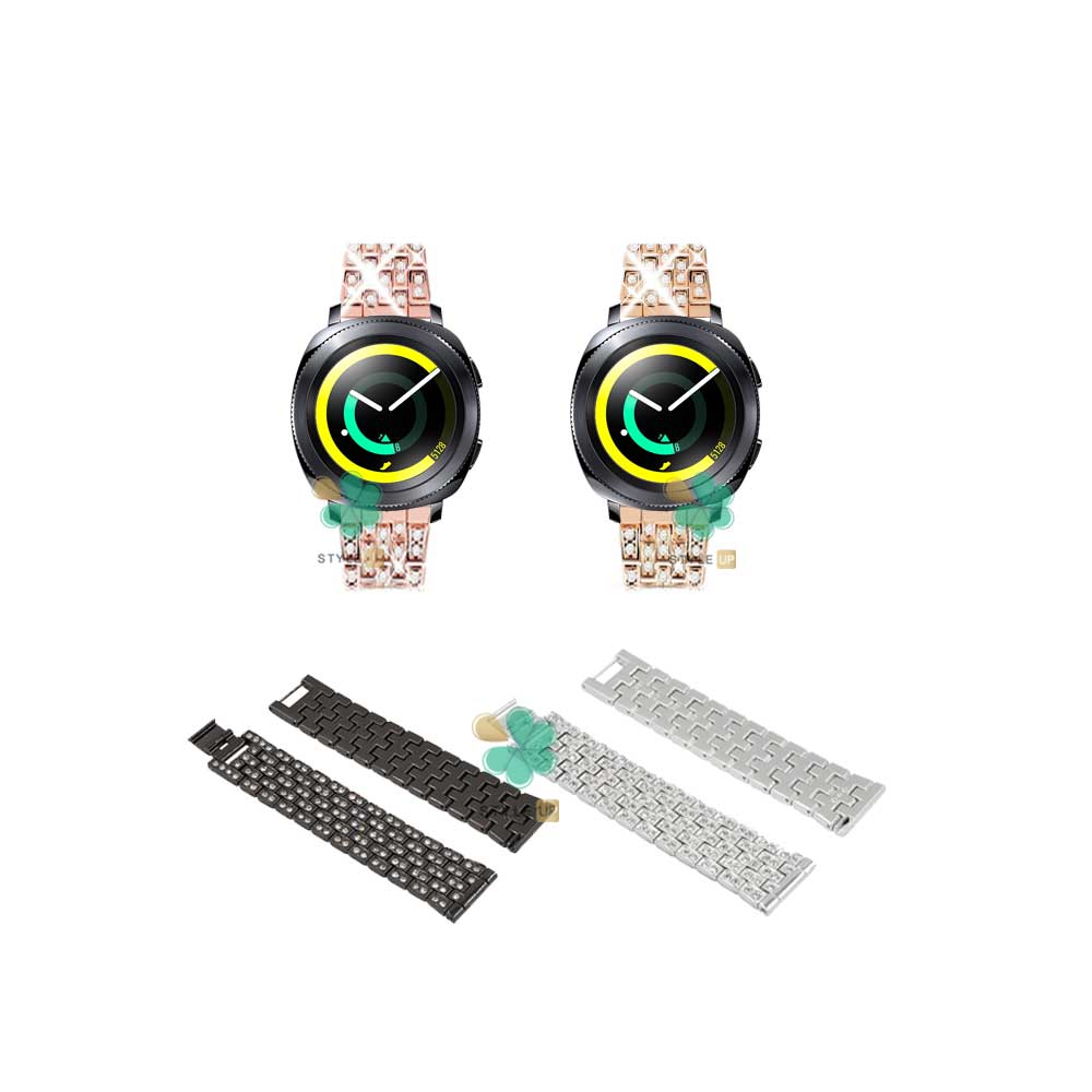 بند ساعت لاکچری Full Diamond مناسب Samsung Gear Sport