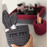 سبد نظم دهنده  مستطیل استوانه و خرگوش