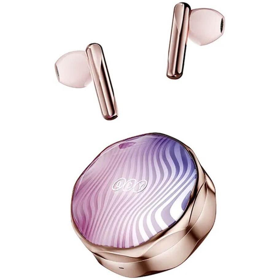 هدفون بلوتوثی کیو سی وای مدلQCY Fairy Pods Purple T21