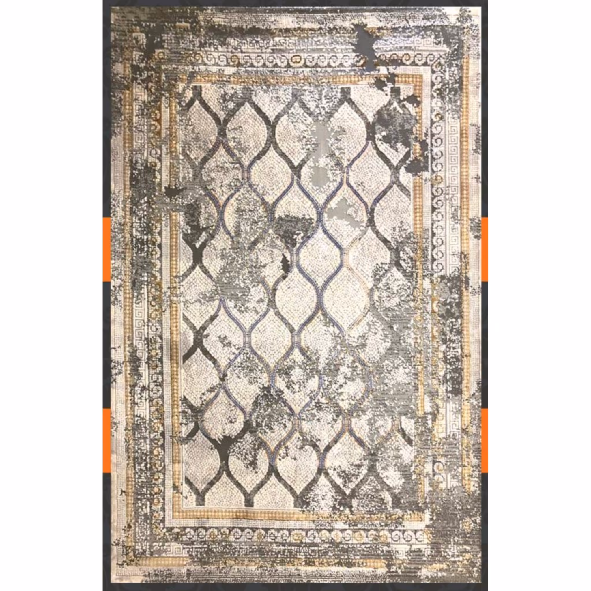 فرش ماشینی کاشان طرح وینتیج 3DMax تراکم 1600 سایز 6 متری