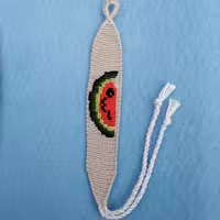 دستبند بافتنی طرح آلفا