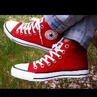 کفش ال استارساقدار قرمز  