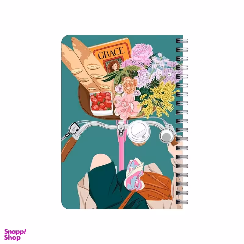 دفترچه یادداشت بامبیلیپ مدل چوبی طرح دوچرخه و خرید کد 7021517