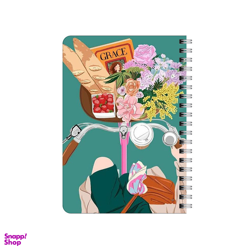 دفترچه یادداشت بامبیلیپ مدل چوبی طرح دوچرخه و خرید کد 7021517