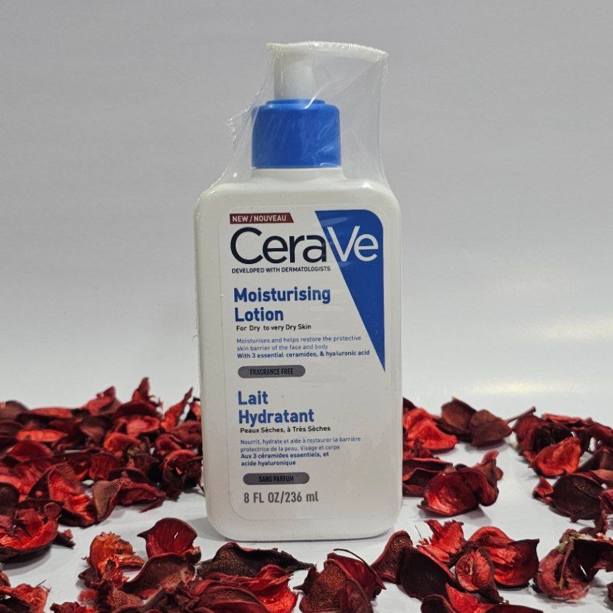 لوسیون مرطوب کننده صورت و بدن سراوی حجم 236 میلی لیتر
Cerave Moisturizing Lotion For Dry To Very Dry Skin
