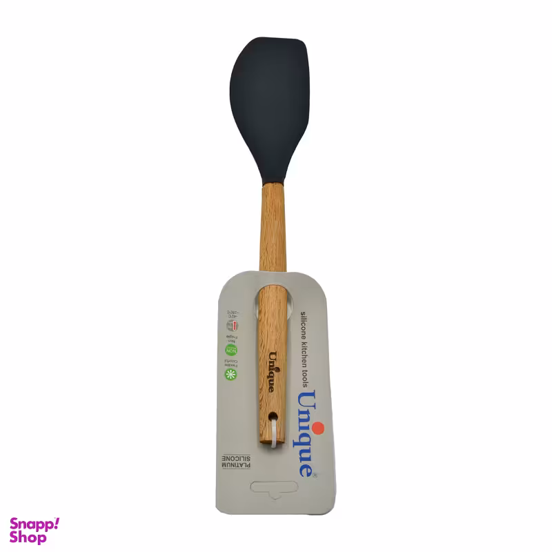 لیسک یونیک  مدل سیلیکونی دسته چوبی طرح T کد 1170