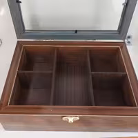 جعبه تیبگ  و پذیرایی چوبی مدل پنج خانه