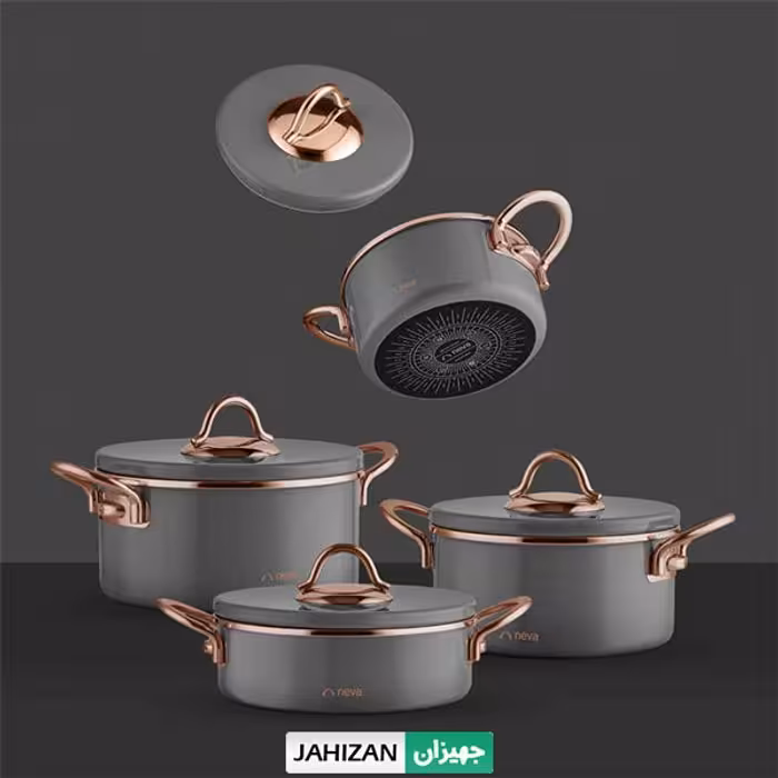 سرویس قابلمه 8پارچه نوا طوسی