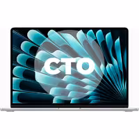 مک بوک ایر 15 اینچ M2 کاستوم پردازنده 8core - 10core حافظه رم 16 گیگابایت هارد 256 گیگابایت نقره ای Z18P000MT - Hiapple.ir