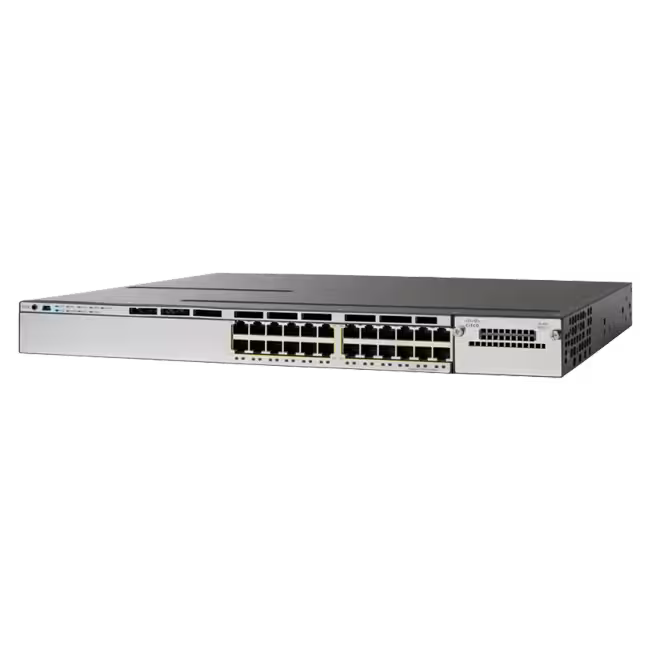 سوئیچ شبکه Cisco WS-C3750X-24P-S سیسکو | شبکه ارغوان 021-41902