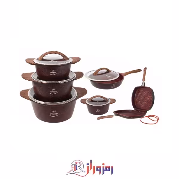 سرویس قابلمه 12 پارچه گرانیت لایف اسمایل مدل LIFEP5-12