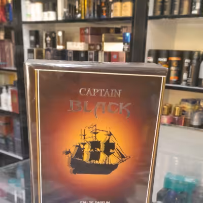 ادکلن کاپیتان بلک اصل جلد چرمی با کیفیت عالی CAPITAN BLACK