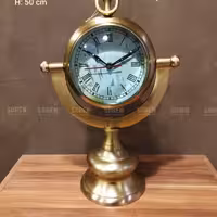 ساعت رومیزی برنجی