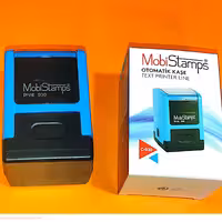 دستگاه مهر اتوماتیکc930 مربع  موبی  (3 سانت) بدون ژلاتین 