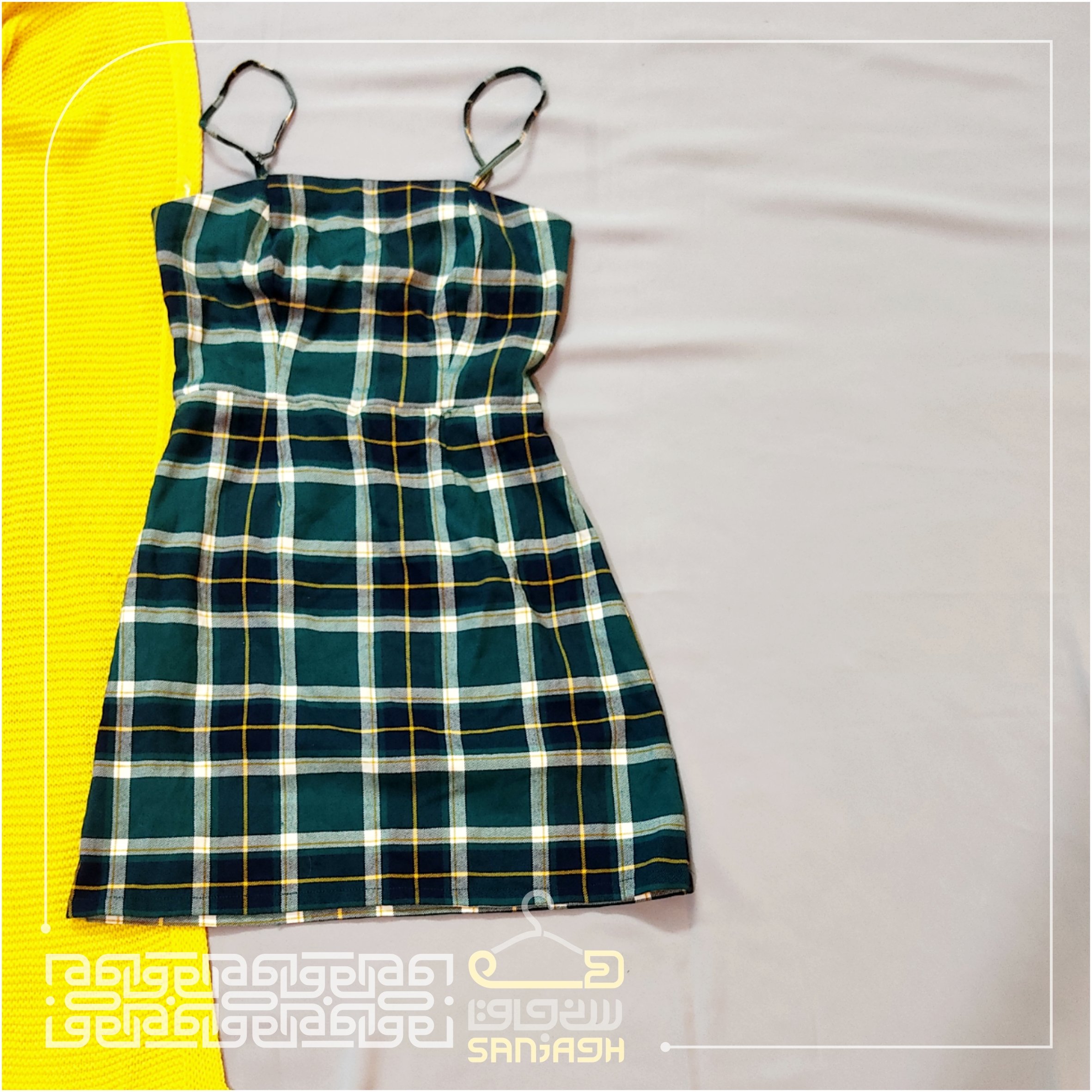 پیراهن کوتاه چهارخونه