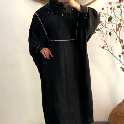 مانتو عبایی ابروبادی مدل پریسا