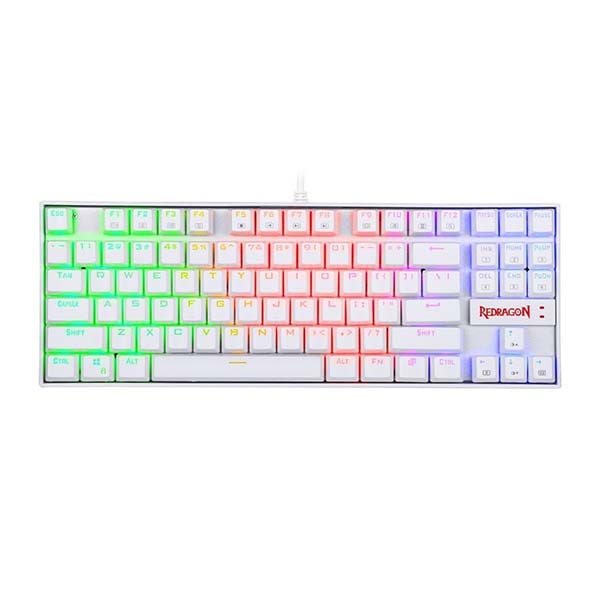 کیبورد گیمینگ ردراگون مدل REDRAGON Kumara K552-rgb white