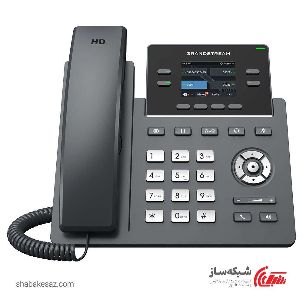 قیمت وخرید تلفن تحت شبکه گرند استریم Grandstream GRP2612P - شبکه ساز