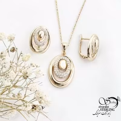 نیمست بیضی ژوپینگ با نگین اتمی کد 17562