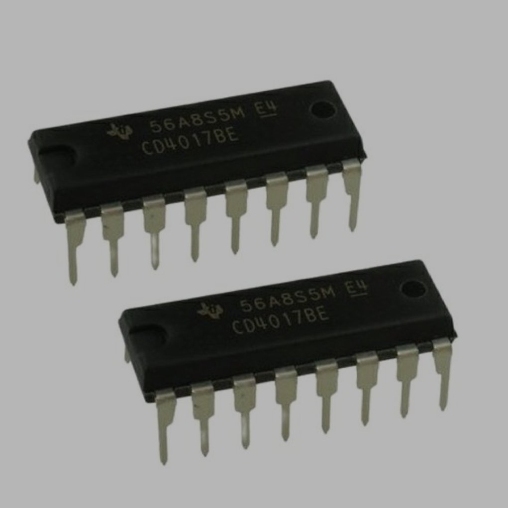 آی سی شمارنده مدل CD4017 بسته 2 عددی.