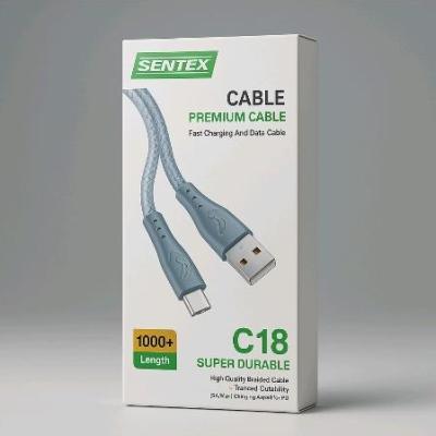 کابل تایپ سی سنتکس مدل c18